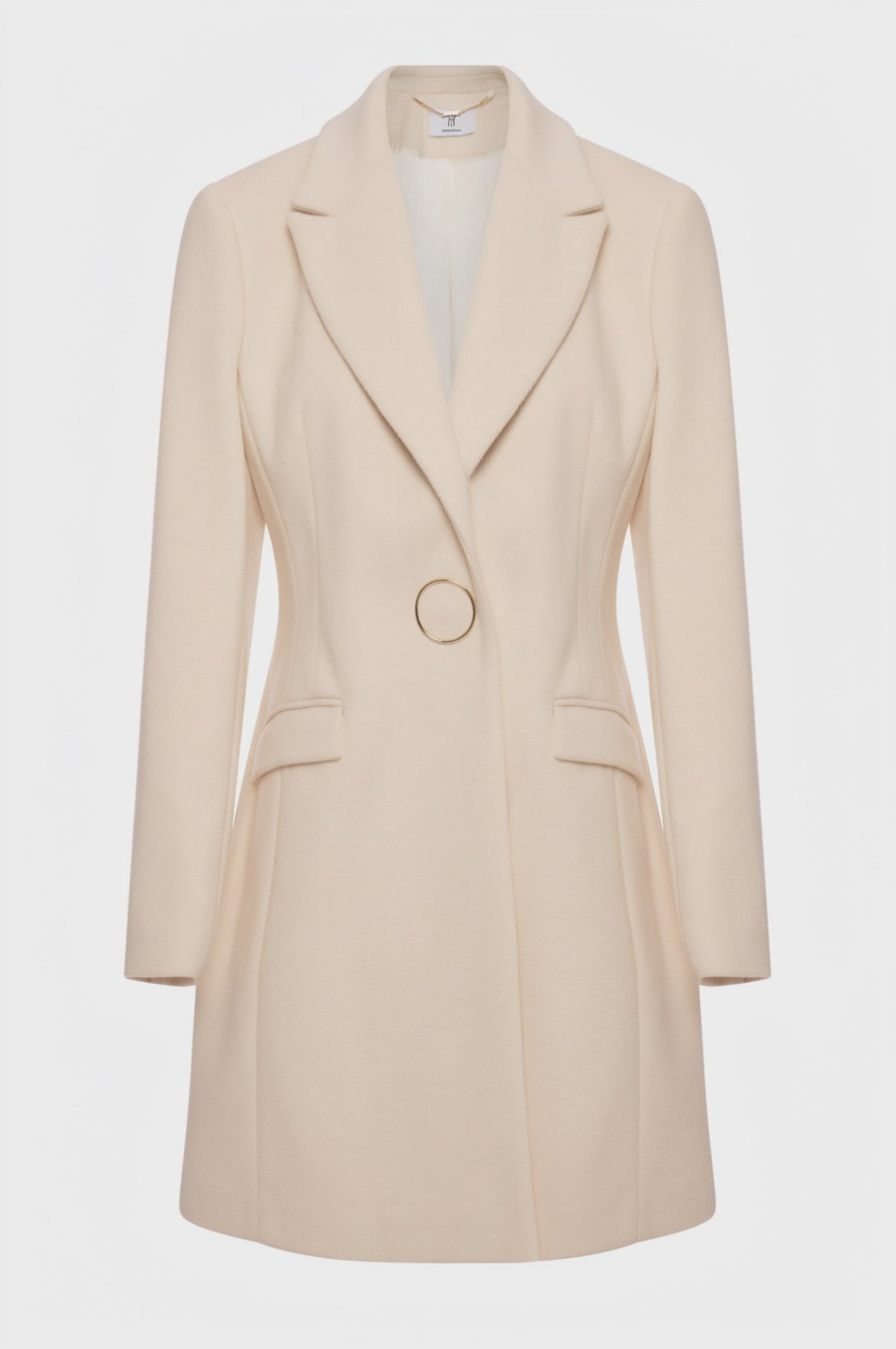 Coat regular fit single breasted