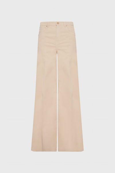 Pant flare made in cotton bull fabric