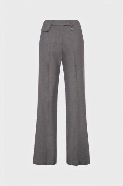 Pant regular fit made in woolen fabric
