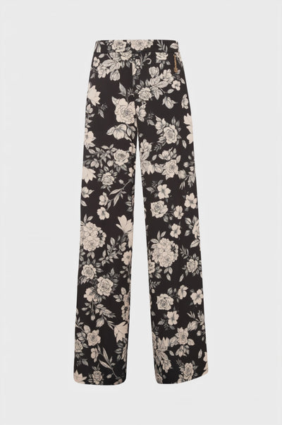 Palazzo pant wide fit with flowery pattern