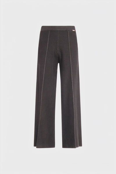 Knitted palazzo pant wide fit
