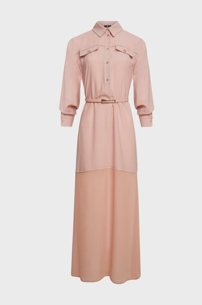 Long chemisier dress regular fit