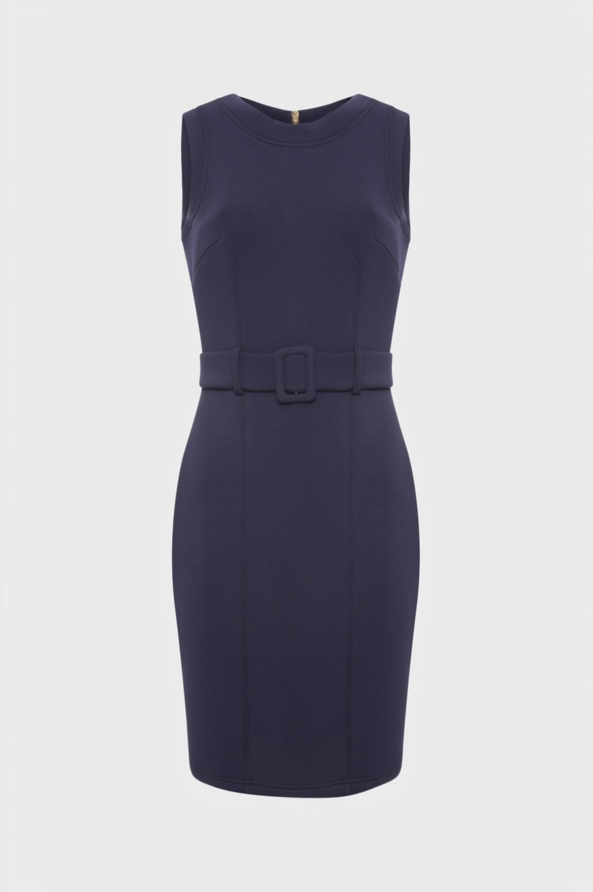 Dress slim fit middle length made in stretch fabric