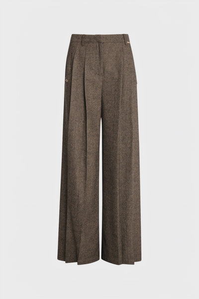 Palazzo pant wide fit made in tweed