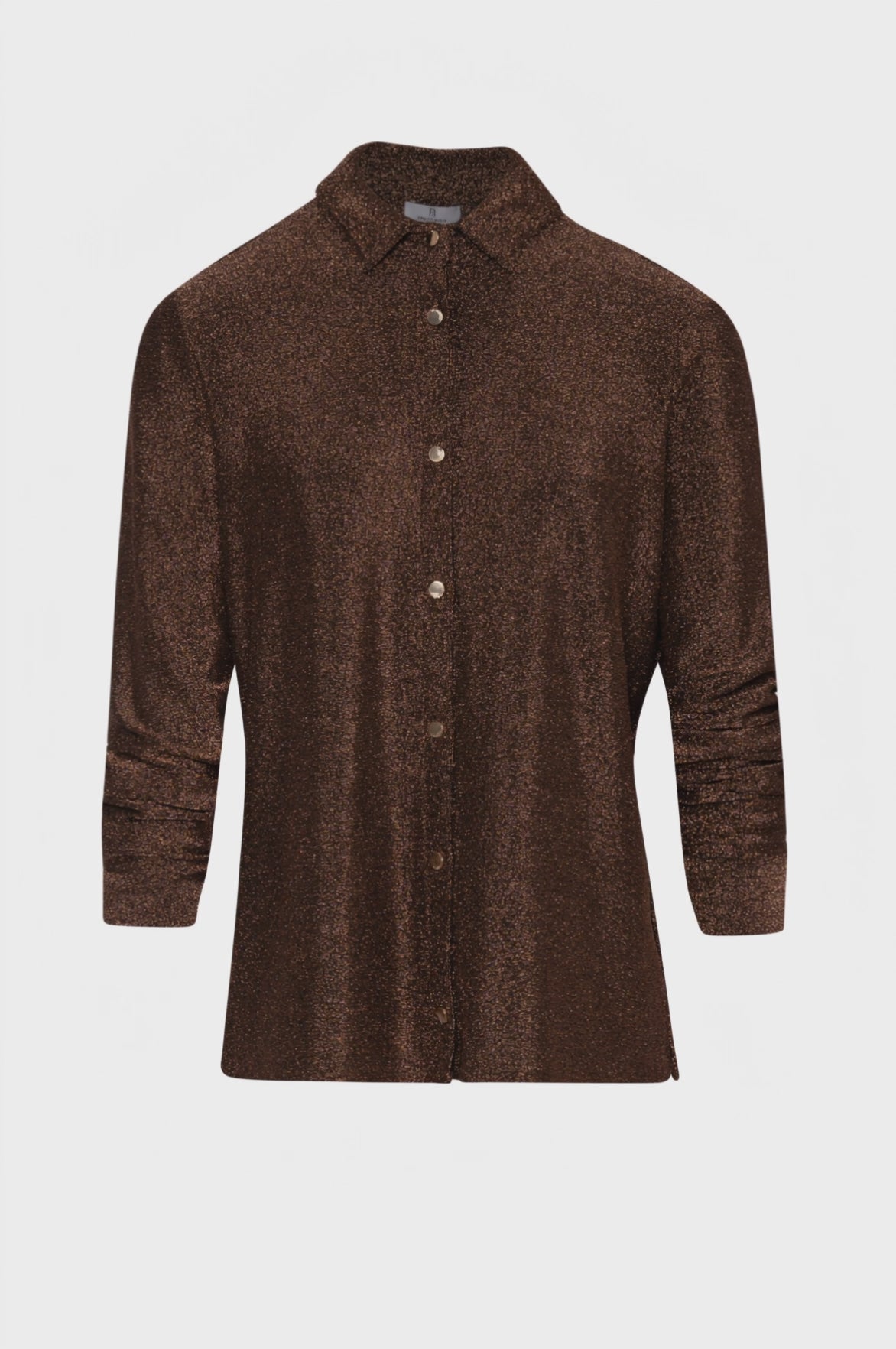 Shirt slim fit with lurex