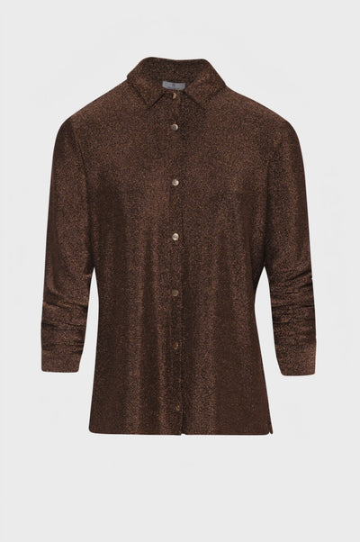 Shirt slim fit with lurex