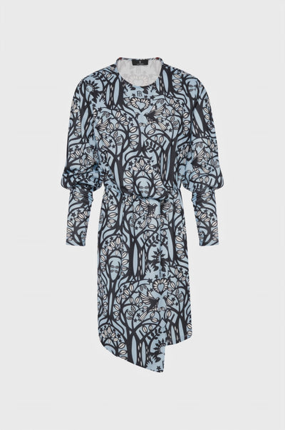 Mini dress regular fit with pattern