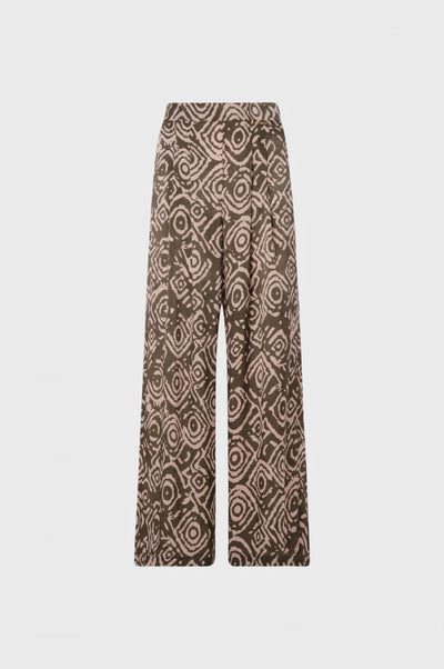 Palazzo pant wide fit with geometrical pattern
