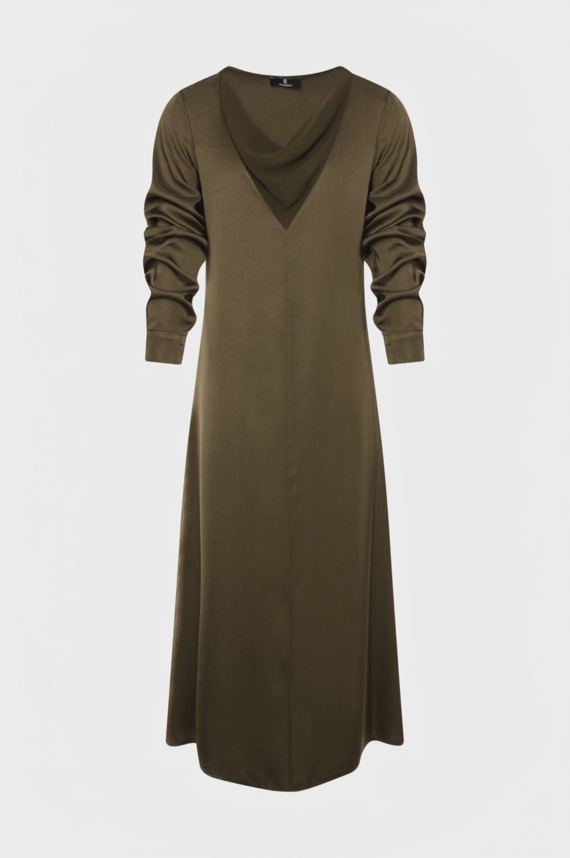 Long dress regular fit made in viscose