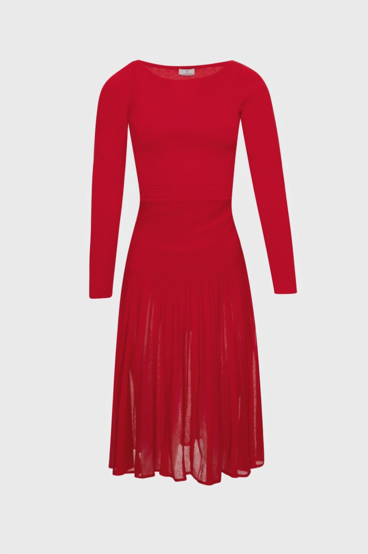 Dress regular fit made in mixed fabric