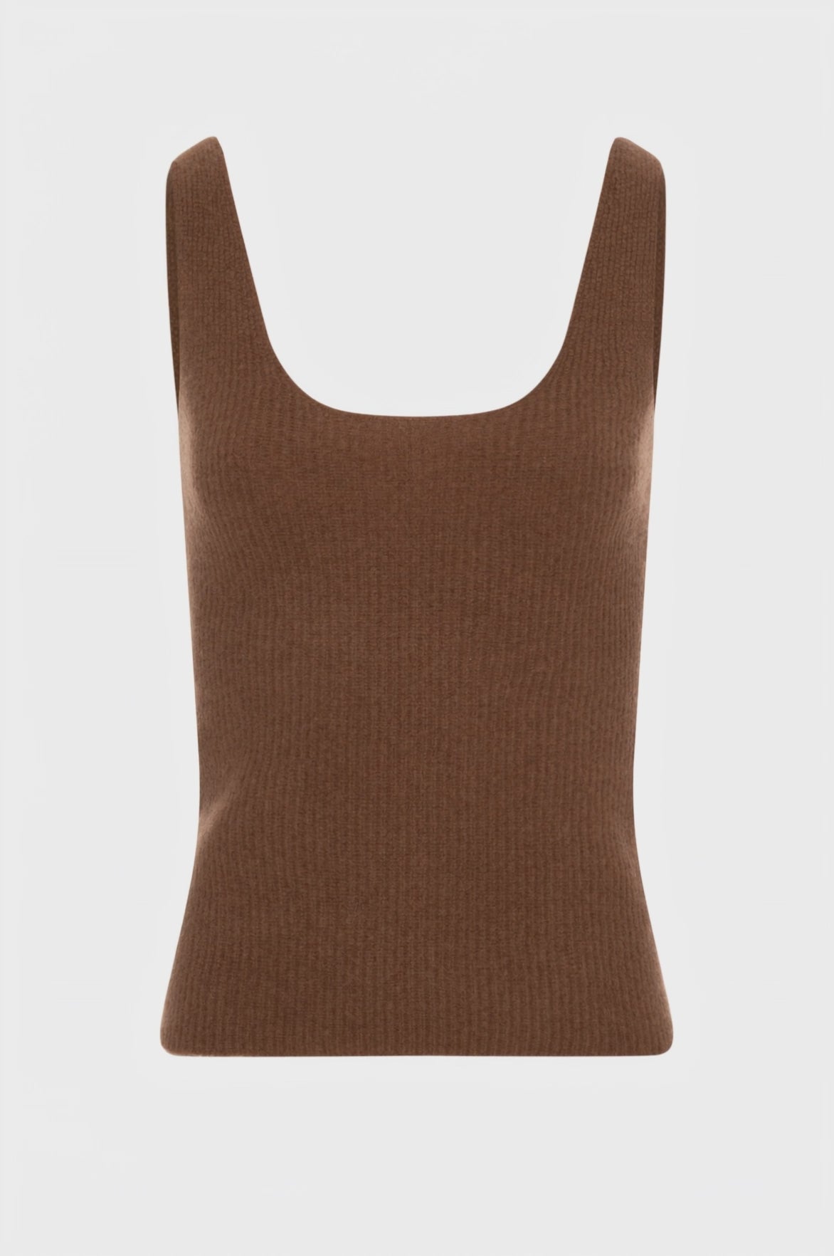 Knitted tank top made in wool