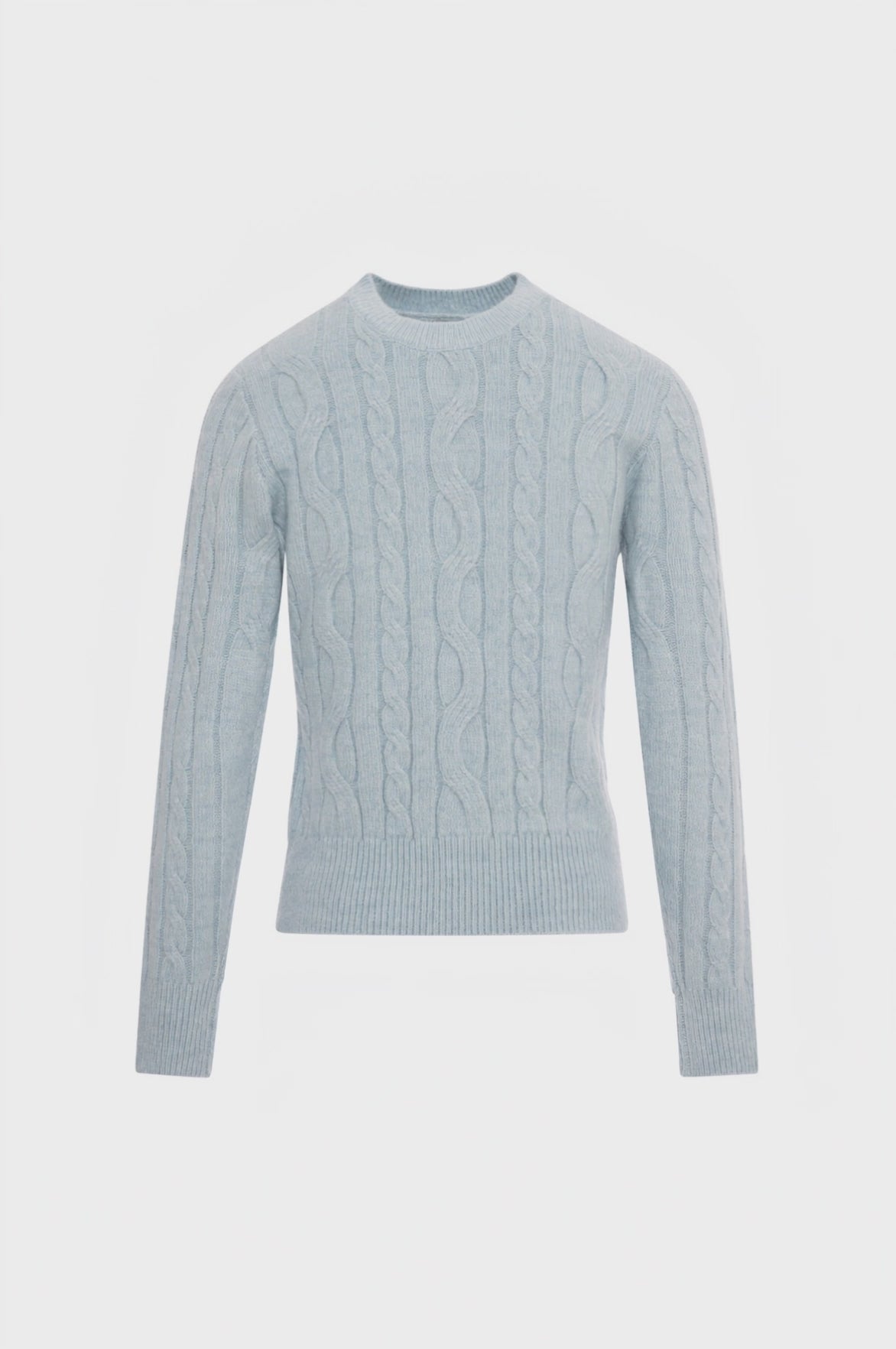 Knitwear regular fit with cable stitch