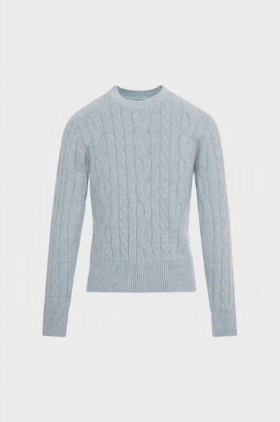 Knitwear regular fit with cable stitch