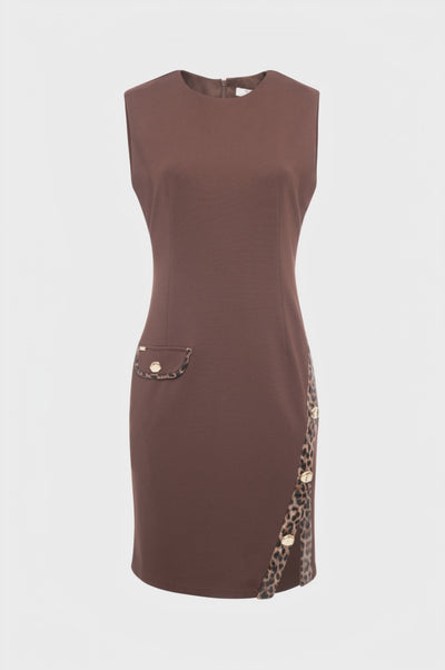 Sleeveless mini sheath dress