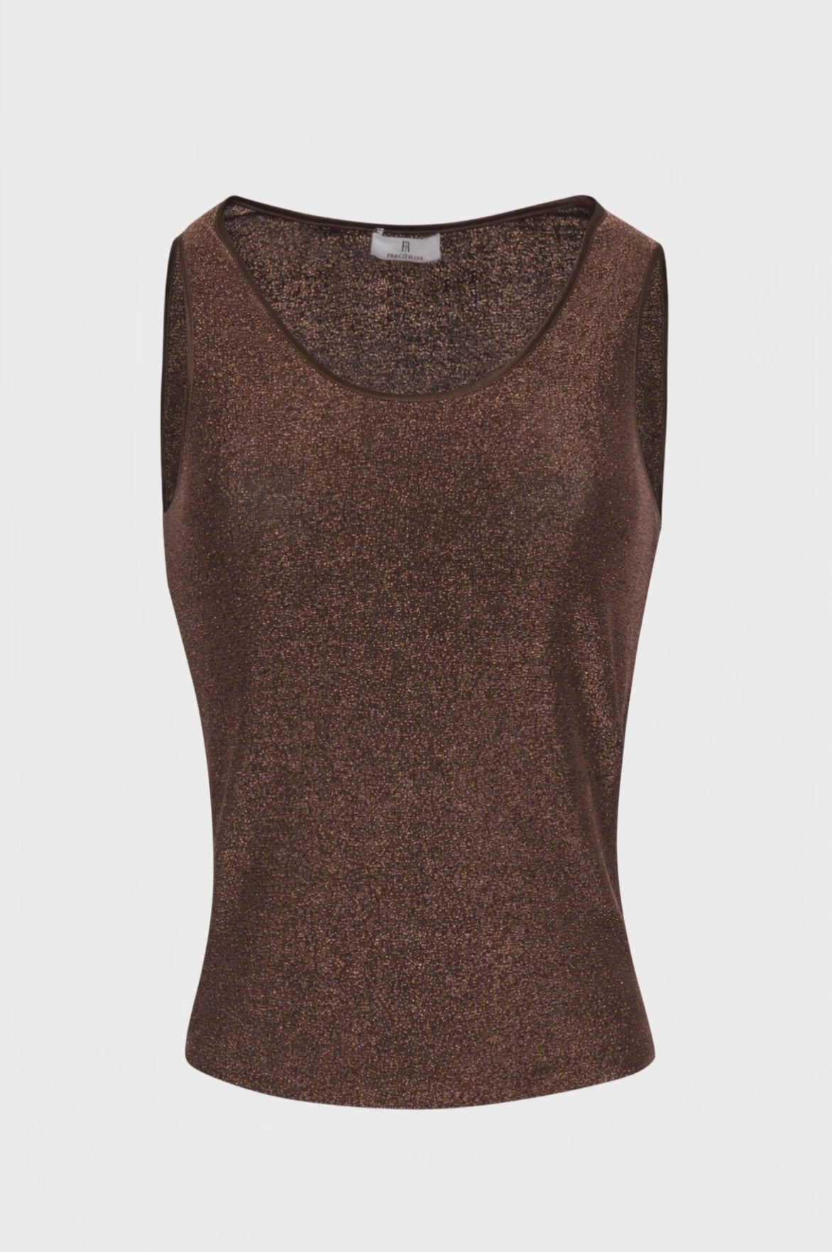 Tank top slim fit with lurex