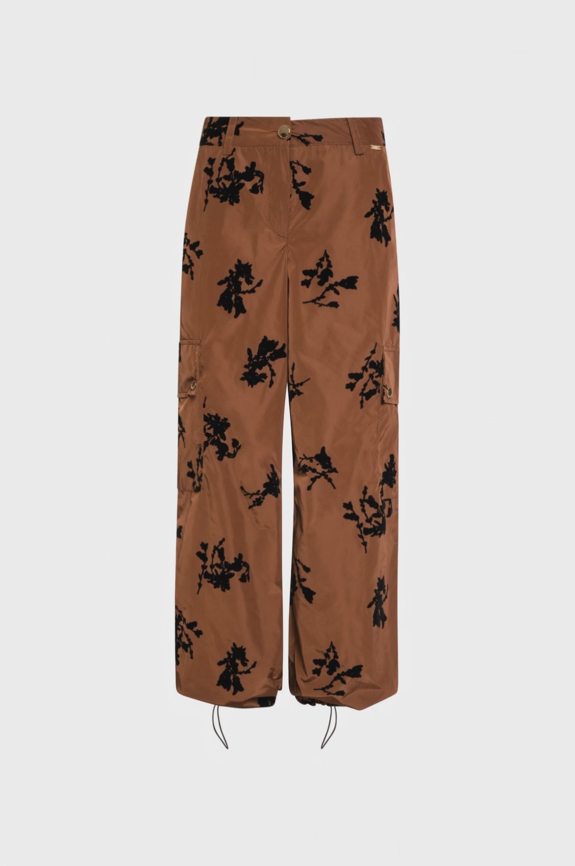 Cargo pant with flowers