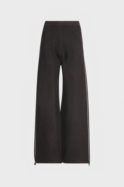 Knitted palazzo pant wide fit
