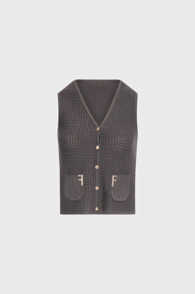 Knitted gilet regular fit