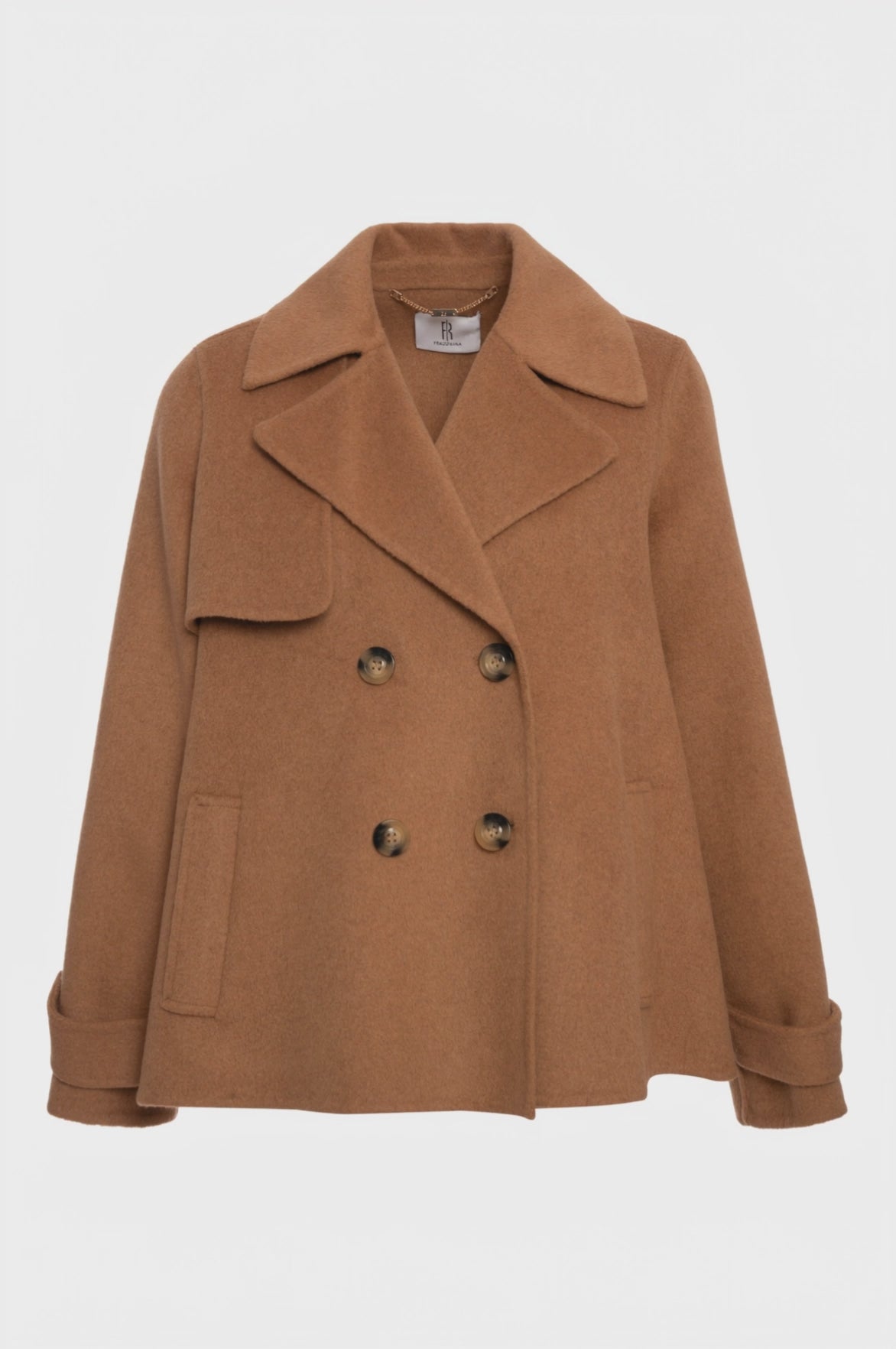 A-shaped coat made in cloth with wool