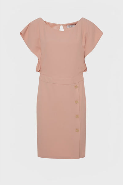 Sheath dress slim fit middle length