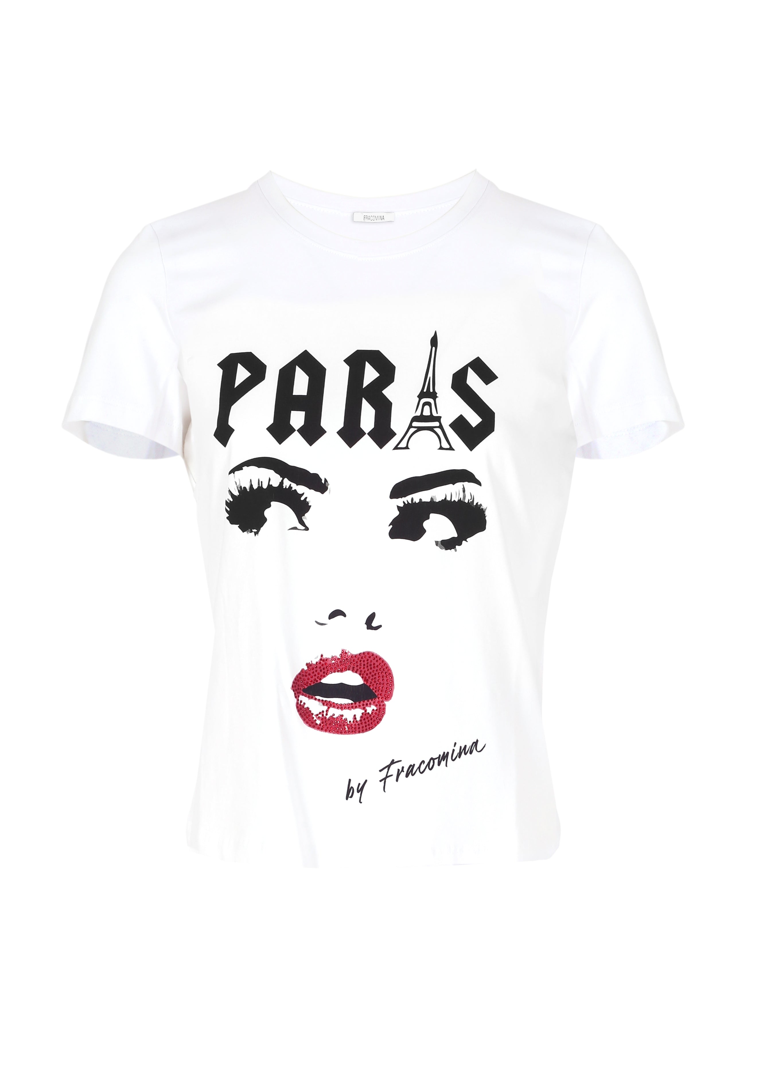 Paris Print T-Shirt Fracomina 8059572287045