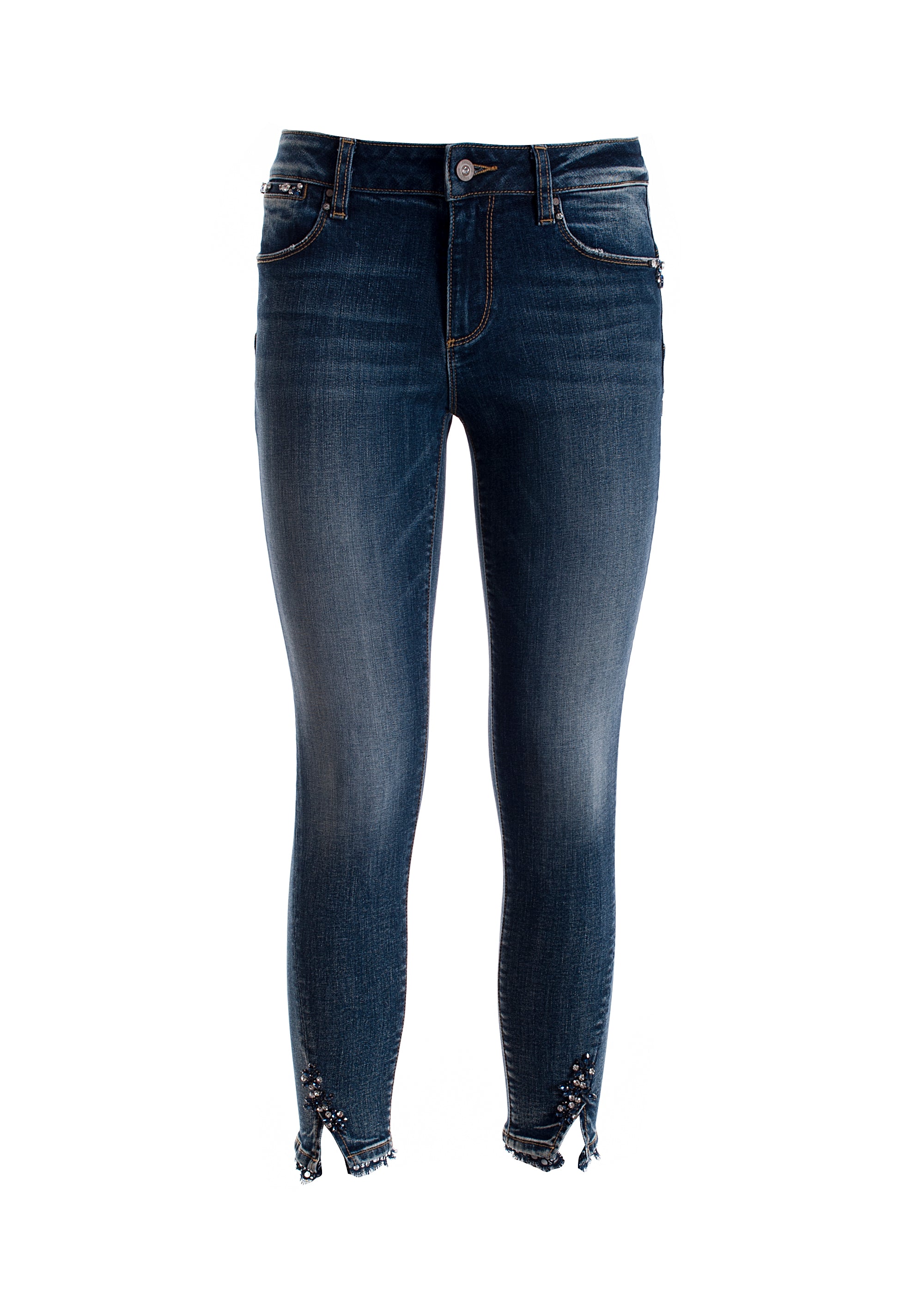 Jeans fracomina con on sale strass