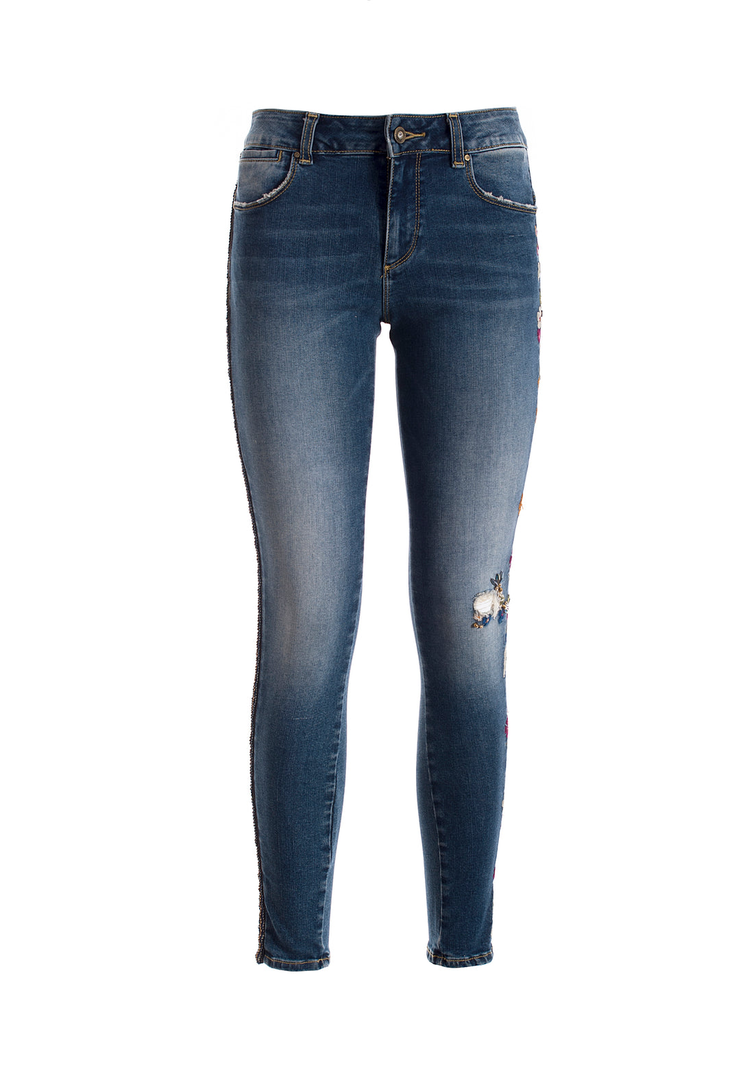 Jeans skinny fit made in stretch denim with middle wash