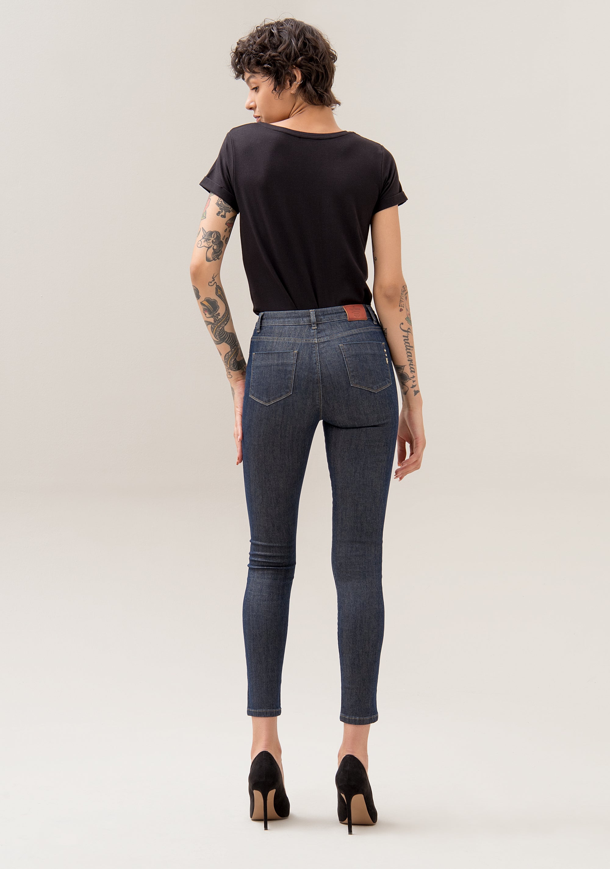 Jeans leggings with made with super stretch denim Fracomina F120W10040D02201-117_04