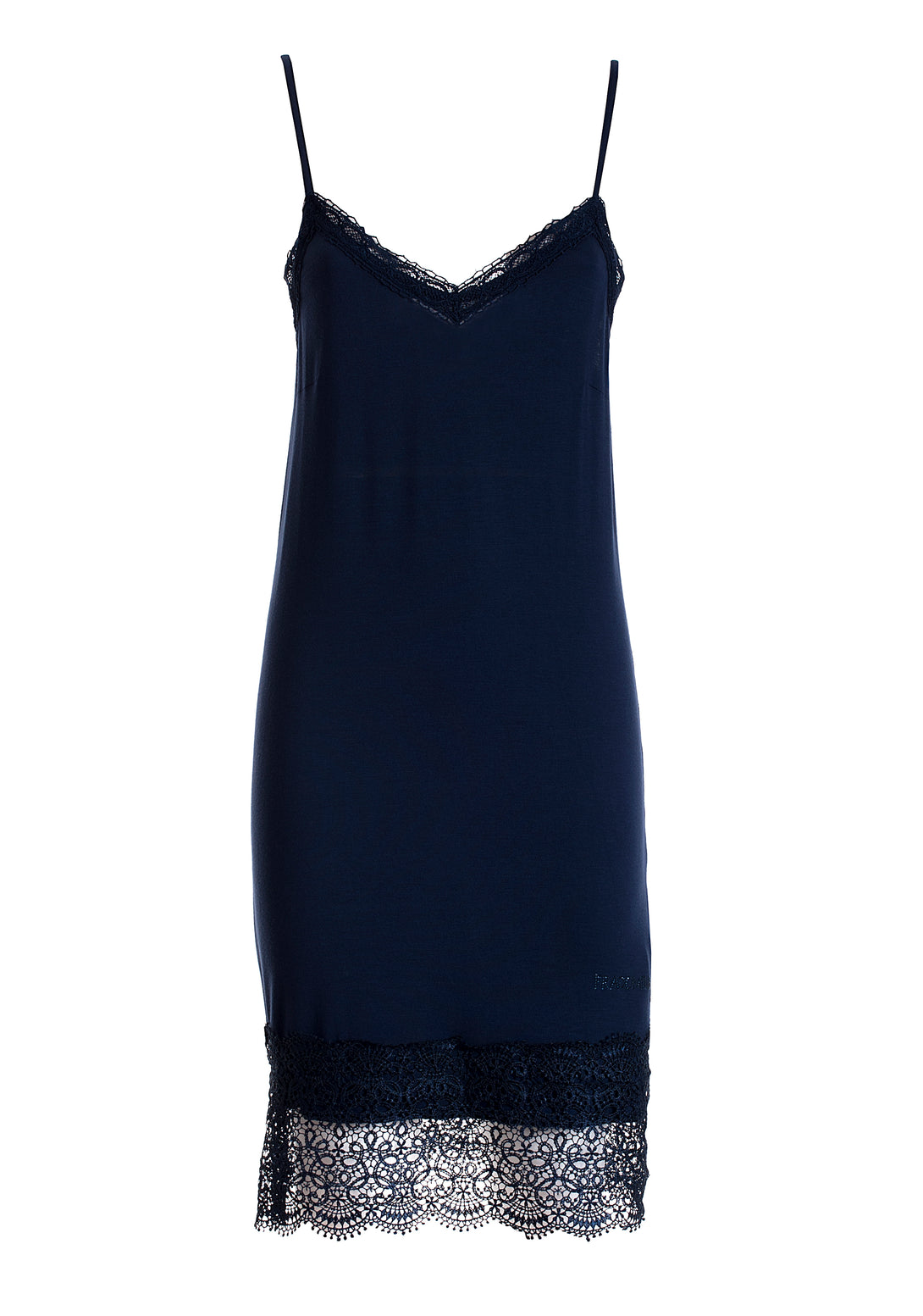 Slip dress regular and tight fit with lace details