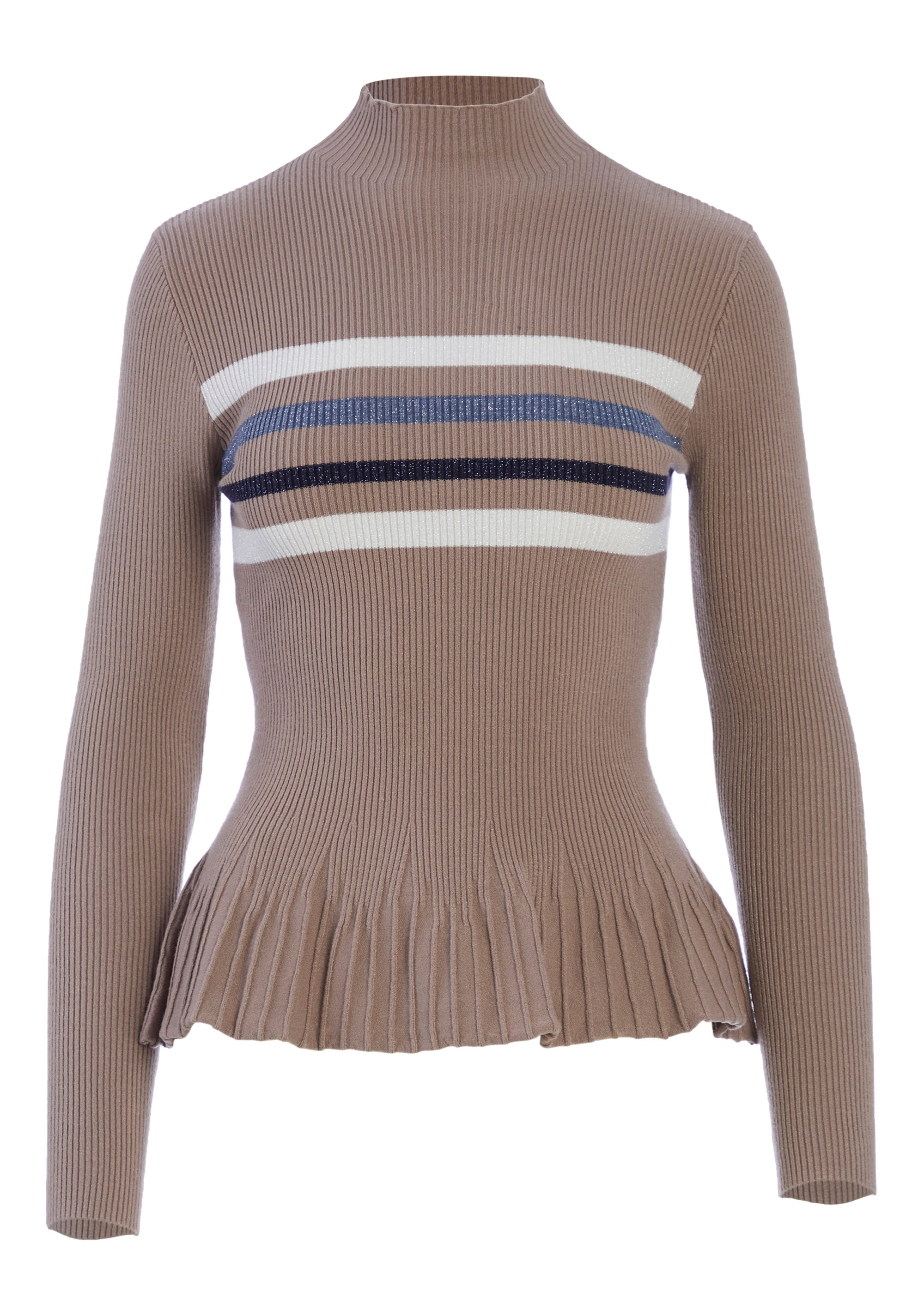 Knitwear regular and tight fit with high neck Fracomina F220WT7005K10101-208-04