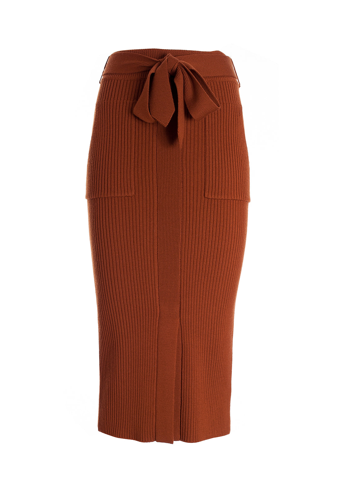 Knitted sheat skirt tight fit with rib stitch Fracomina F321WG4002K48001-587