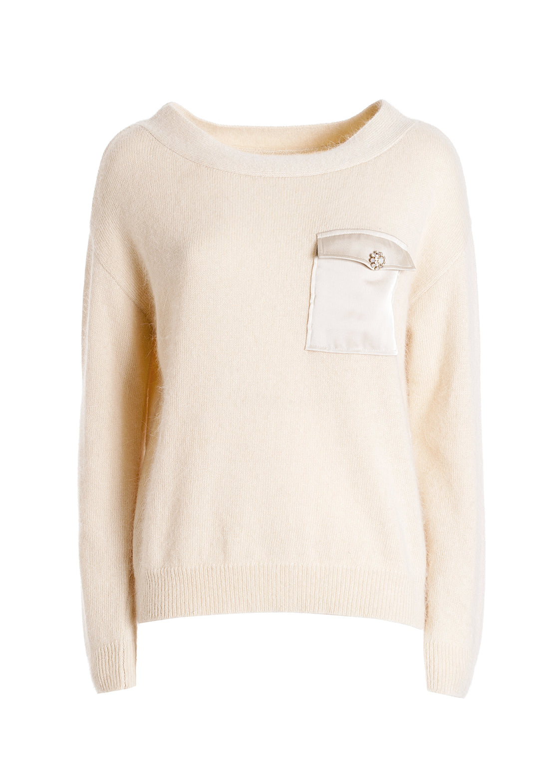 Knitwear wide fit with angora