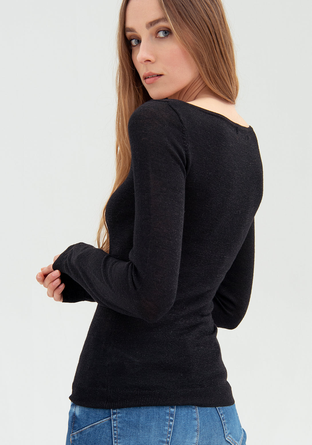 Knitwear tight fit made in viscose