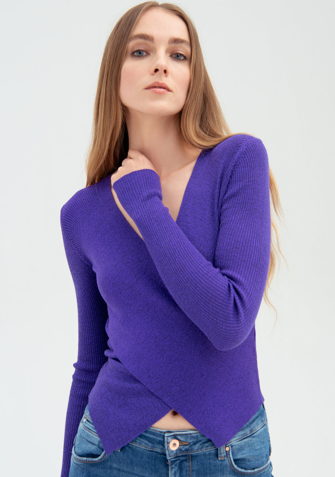 Knitwear tight fit with lurex