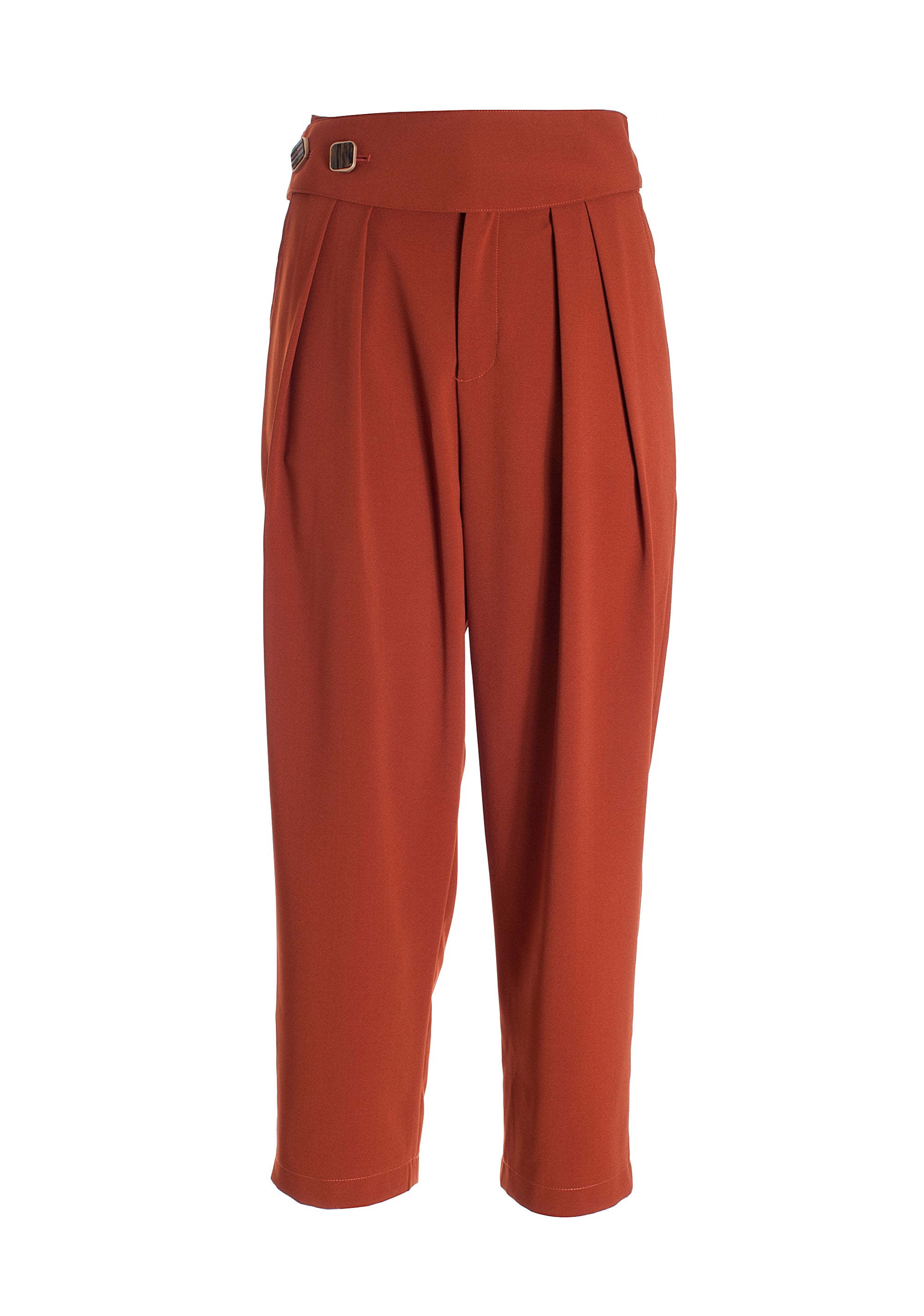 Carrot pant made in technical fabric Fracomina F321WVD006W43901-587_06