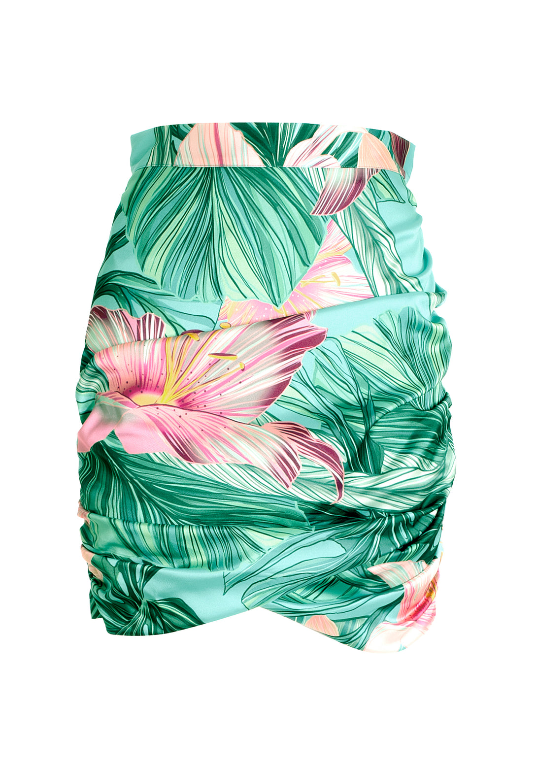 Mini skirt slim fit with tropical pattern Fracomina F322SG1001W505N4
