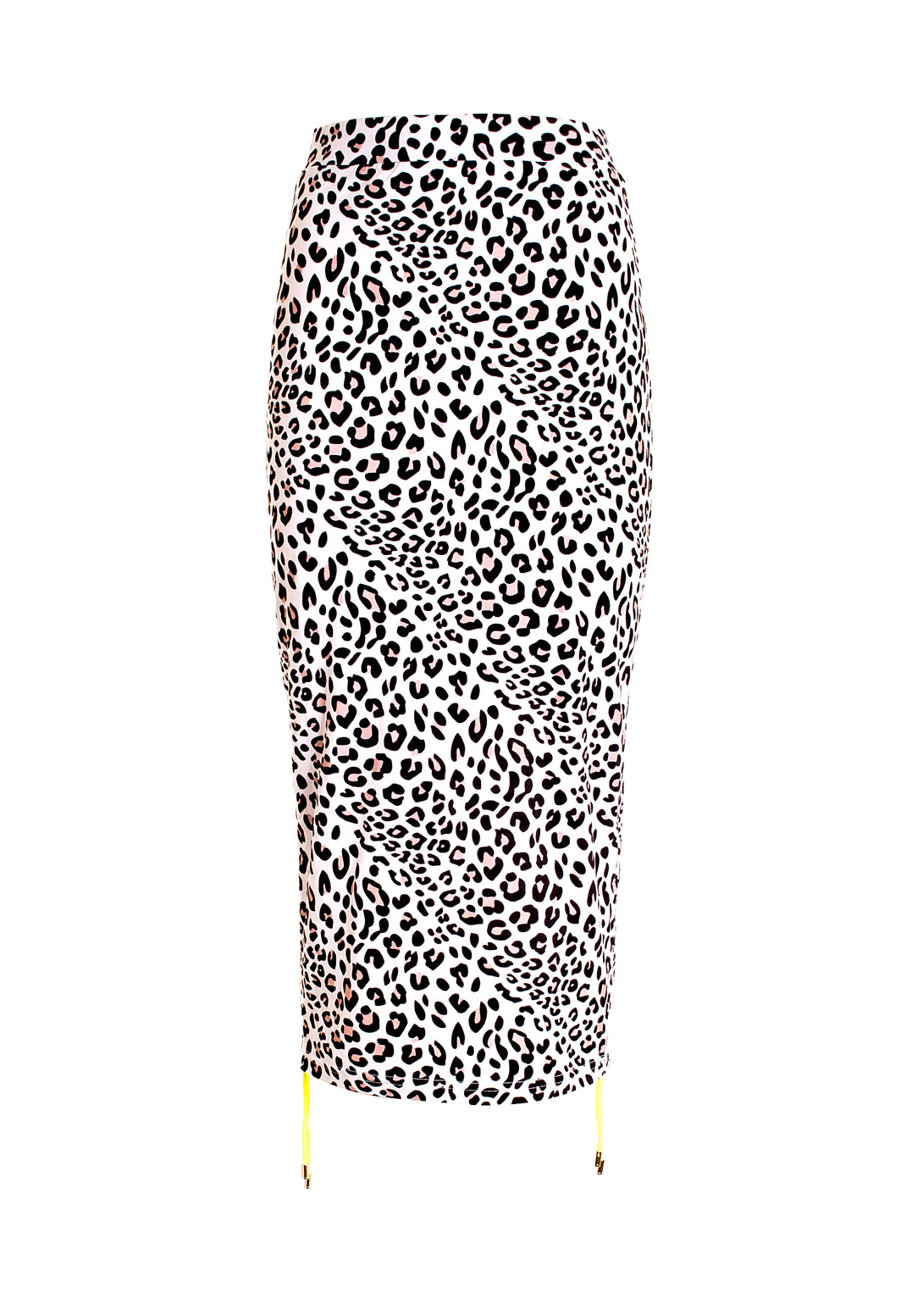 Long skirt slim fit made in jersey with animalier pattern