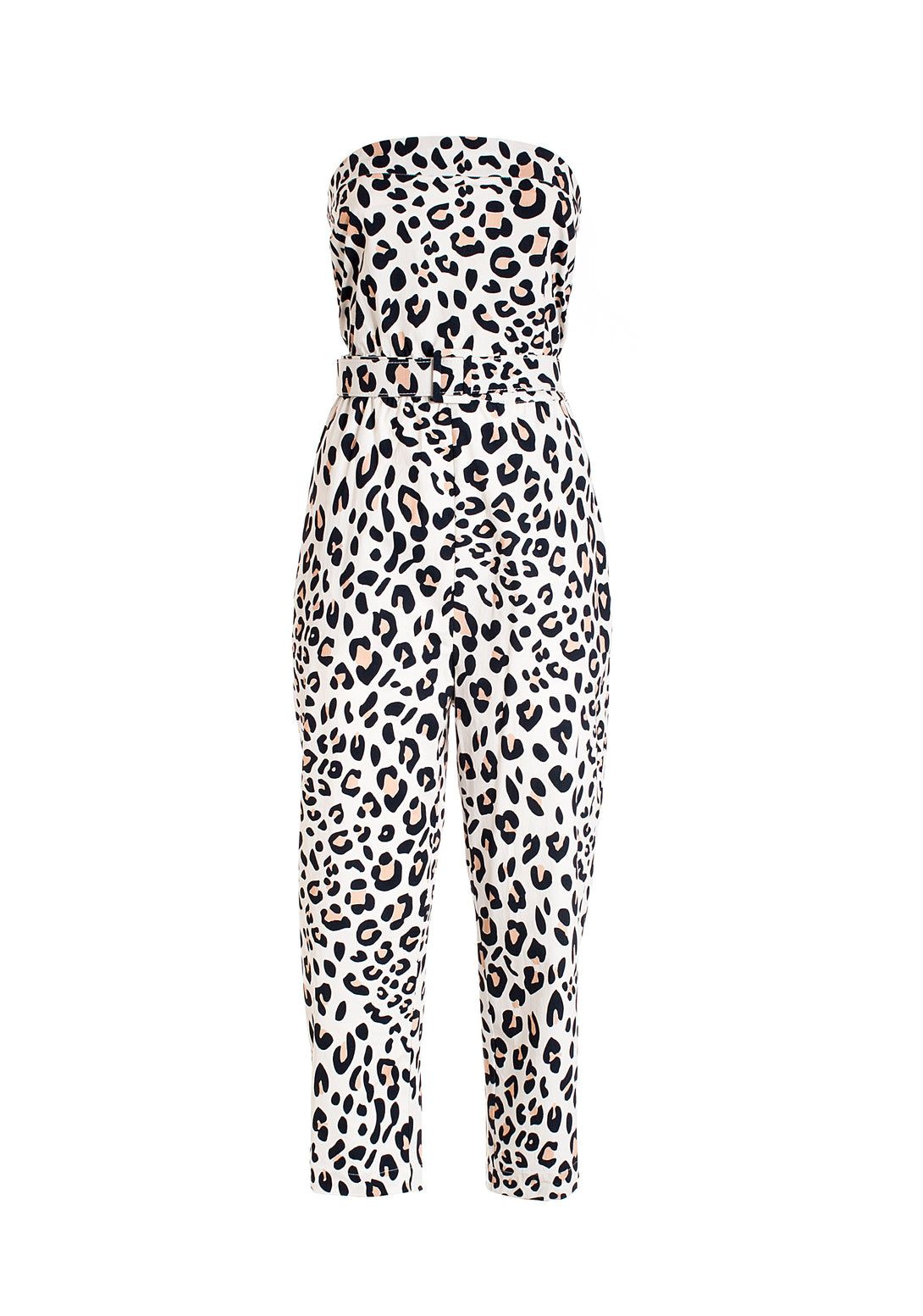 Jumpsuit with animalier pattern and no sleeves Fracomina F322SO2002W533N4