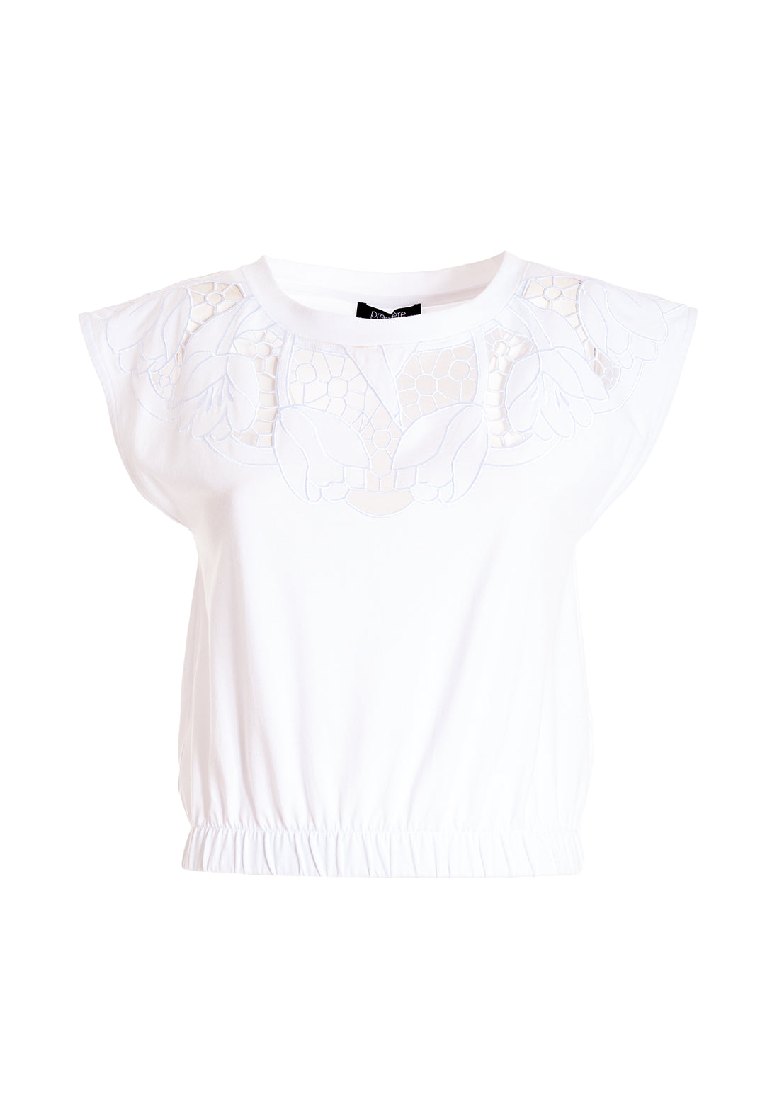 T-shirt with openwork and no sleeves Fracomina F322ST3006J401E5