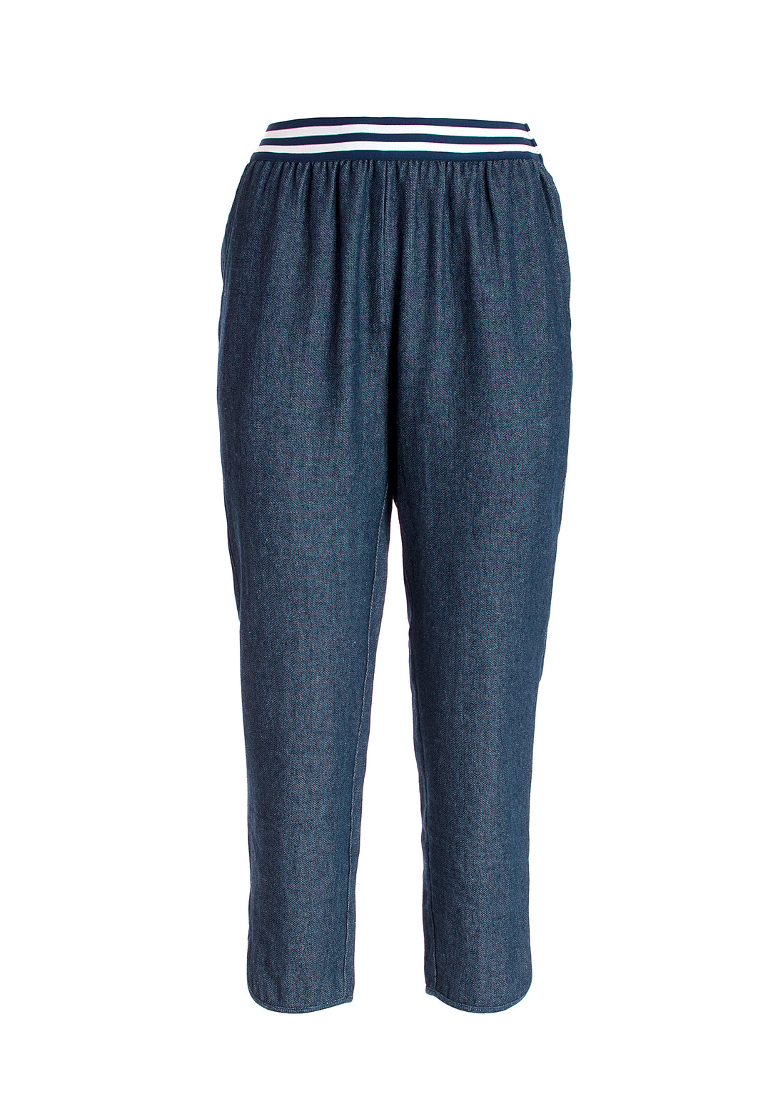 Pant loose fit made in cotton and linen