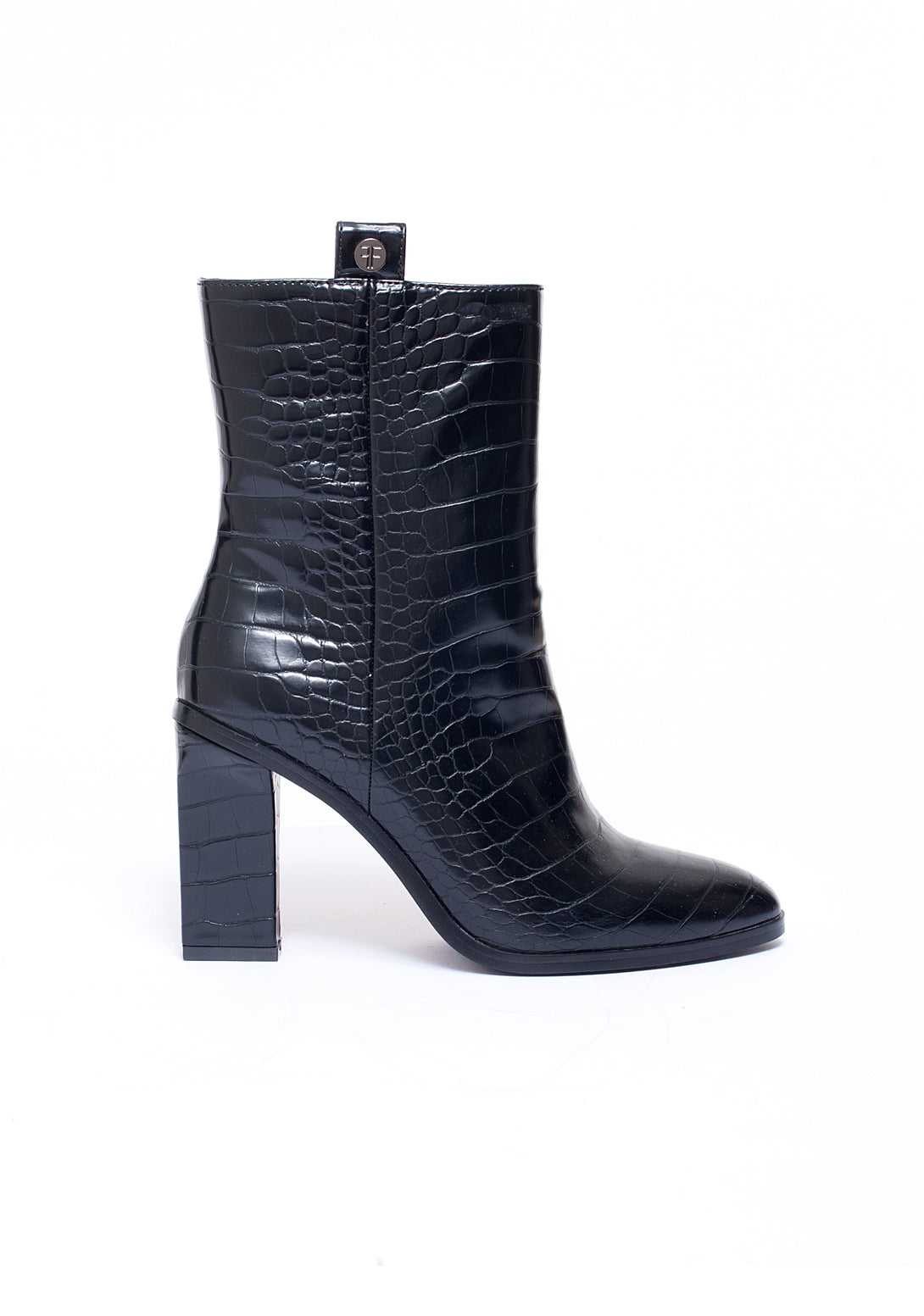 Ankle boots made in leather with crocodile print Fracomina F721WS5005P41101-053