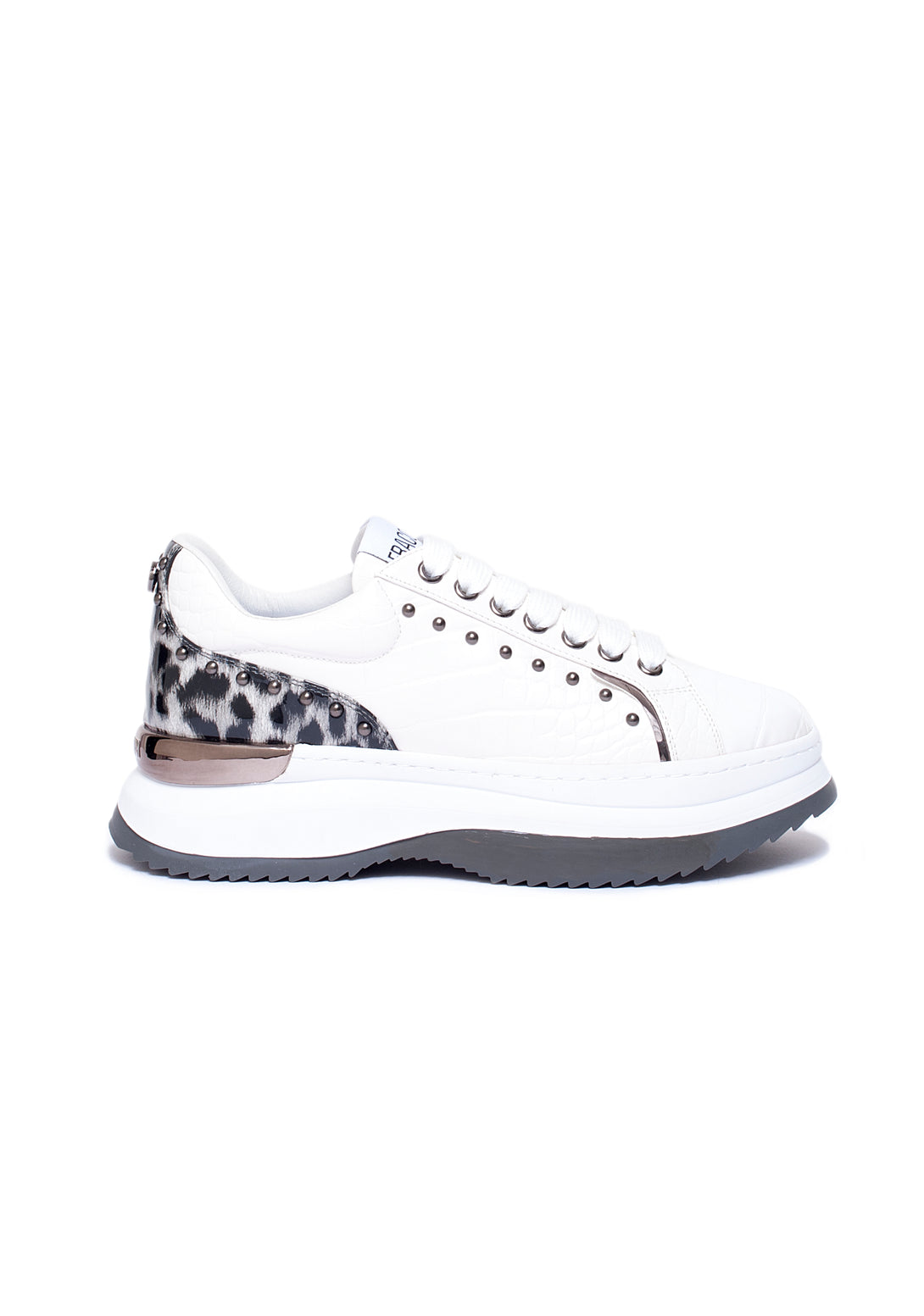 Sneakers made in eco leather with crocodile print Fracomina F721WS6003P41101-278