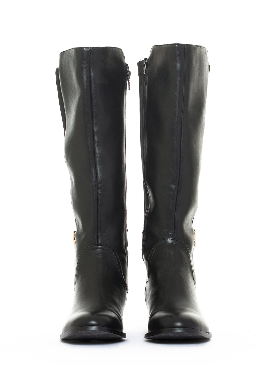 High boots made in eco leather