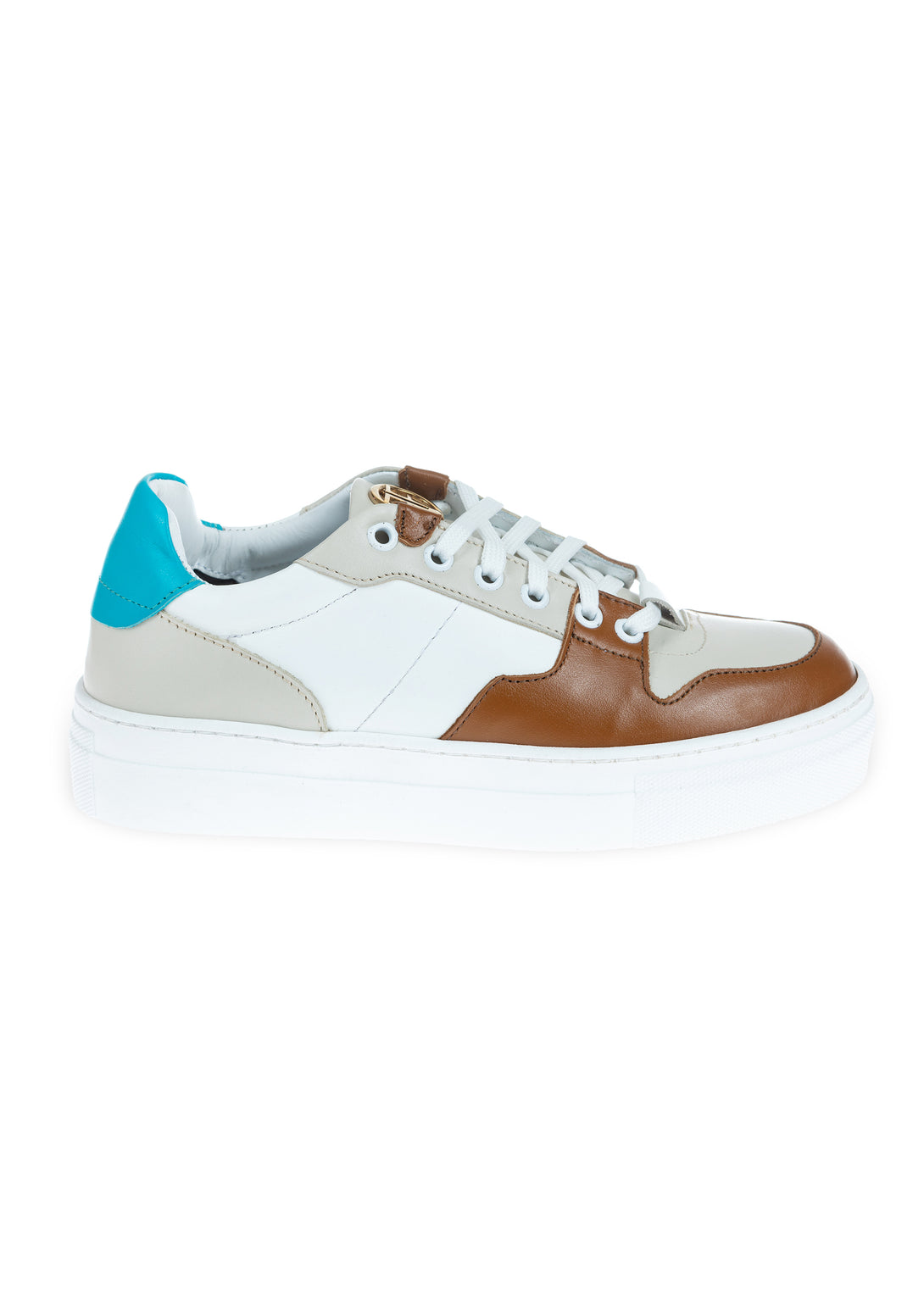 Sneakers made in multicolor leather Fracomina F723SS6005L40101-Q56-4