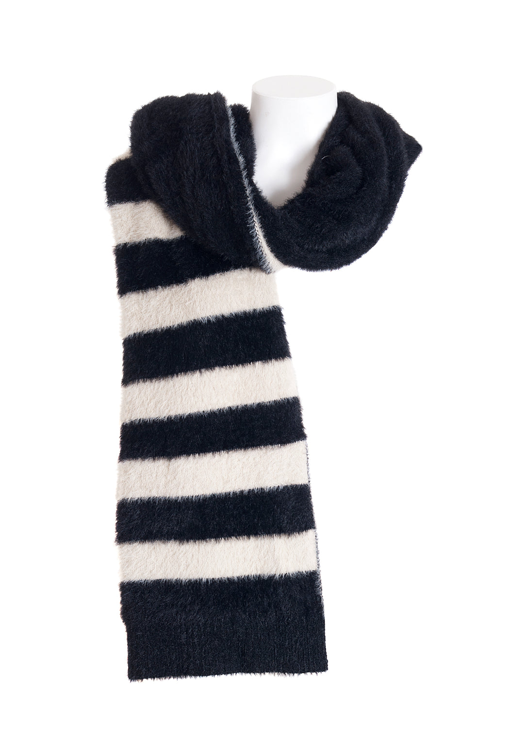 Long scarf with double color stripes Fracomina FA21WA2002K46901-D17