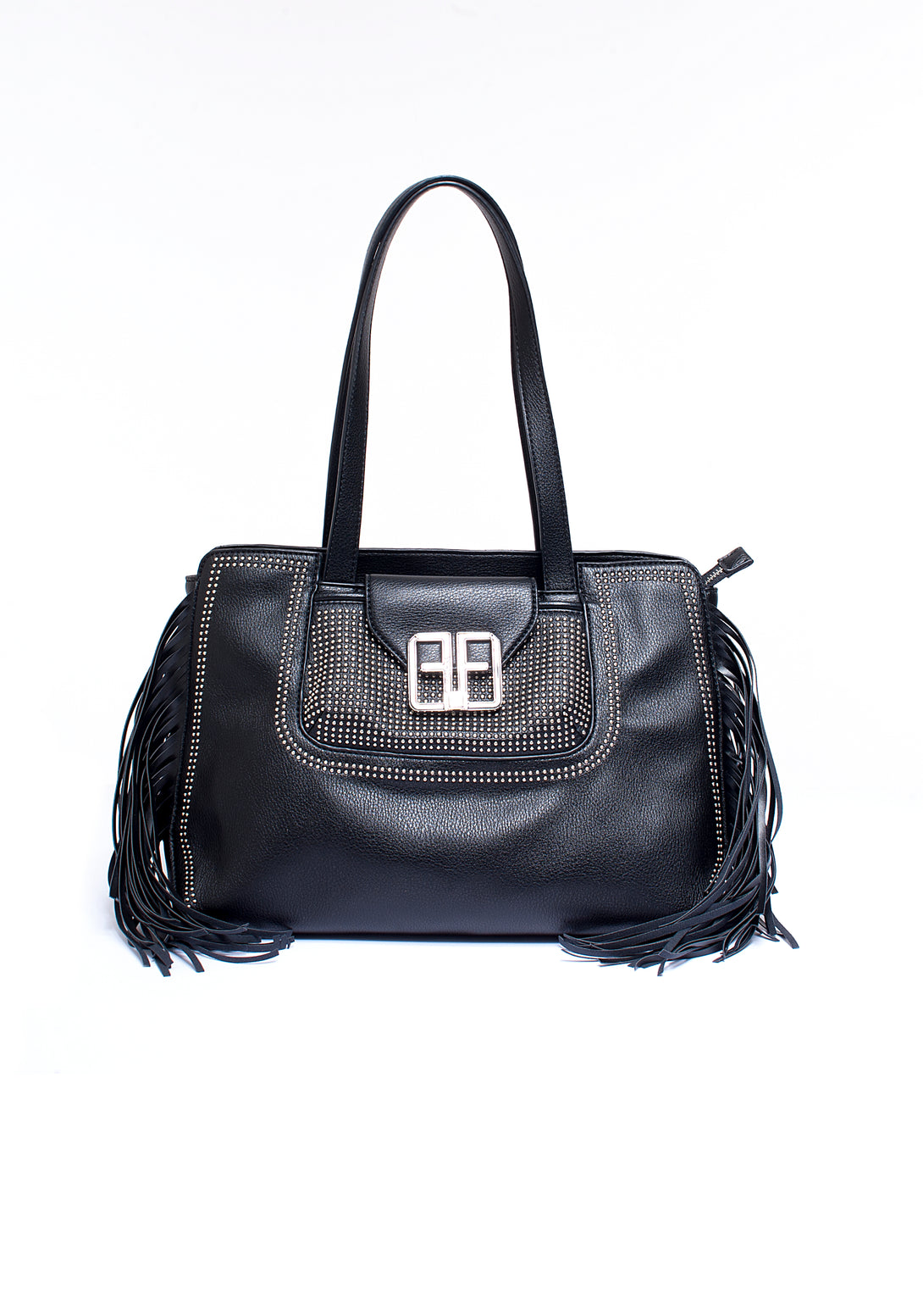 Shopping bag made in eco leather with studs Fracomina FA21WB1002P41101-053