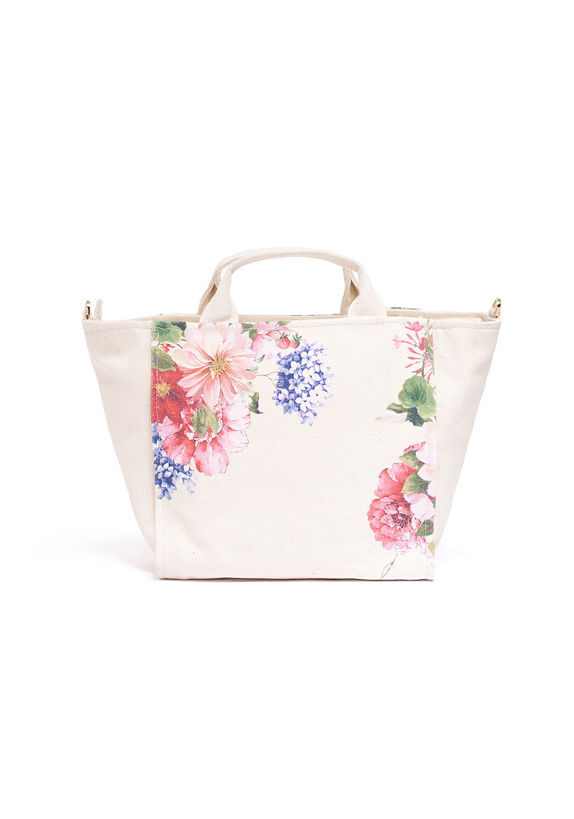 Tote model floral print bag Fracomina FA22SB1003P426R8-050_3