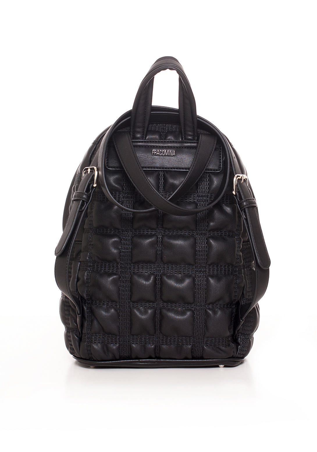 Backpack made in quilted eco leather