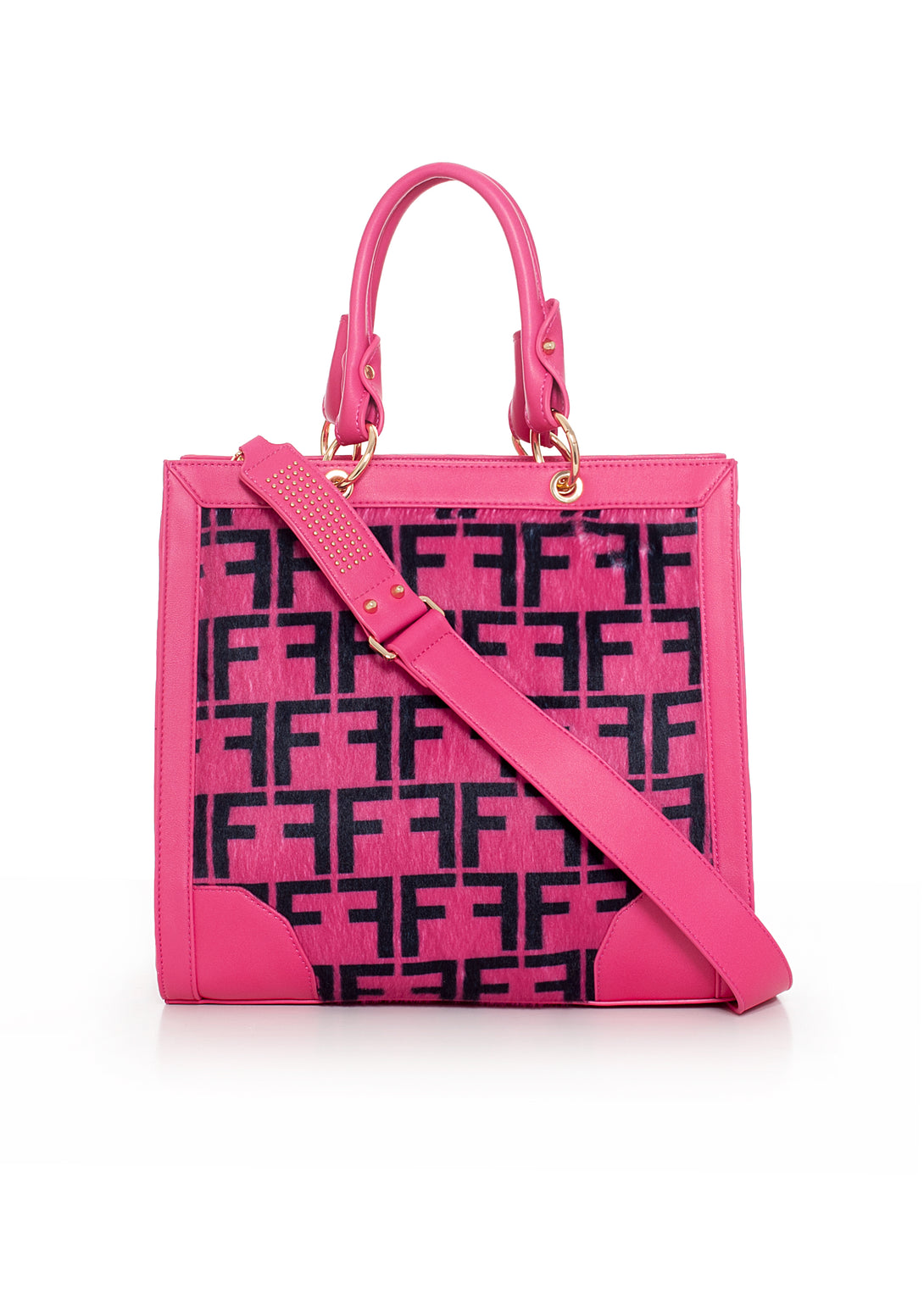 Tote bag made in eco leather with logo detail