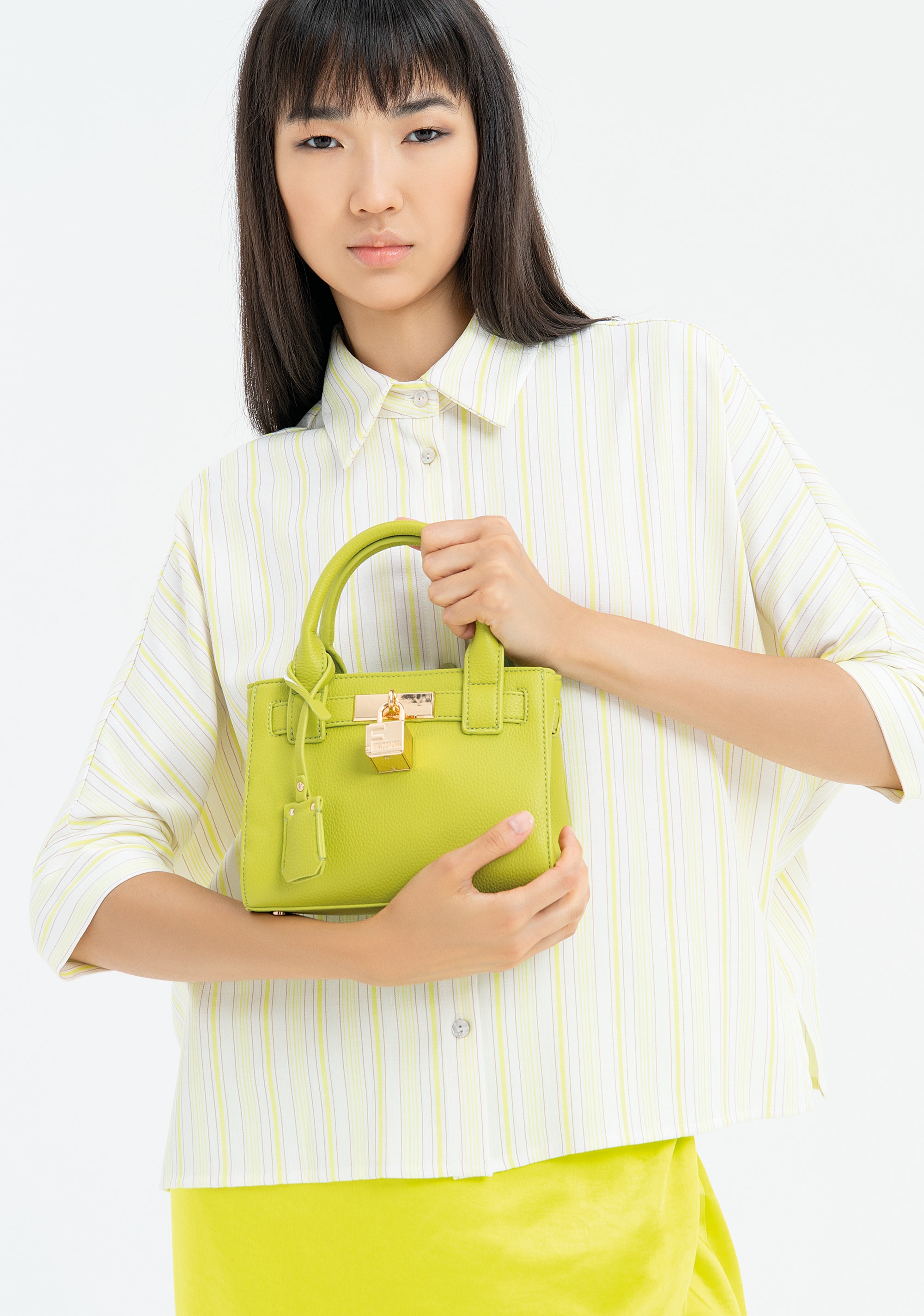 Mini bag made in eco leather with coloured shoulder strap Fracomina FA23SB1002P411S6-188